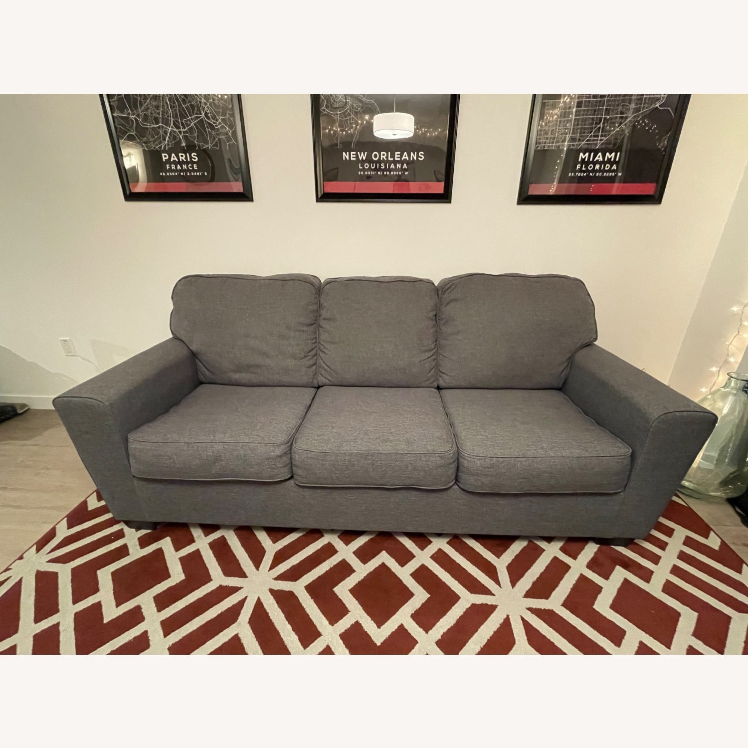 Ashley Furniture Cashton Dark Gray 3+ Seater Sofa - image-1