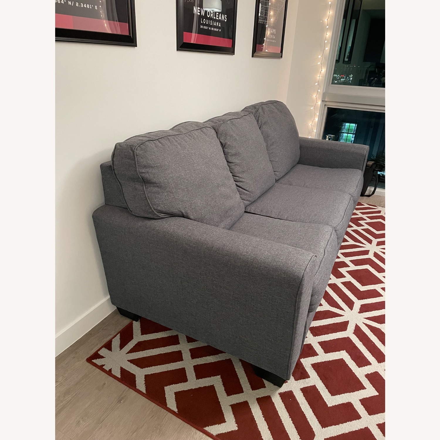 Ashley Furniture Cashton Dark Gray 3+ Seater Sofa - image-2