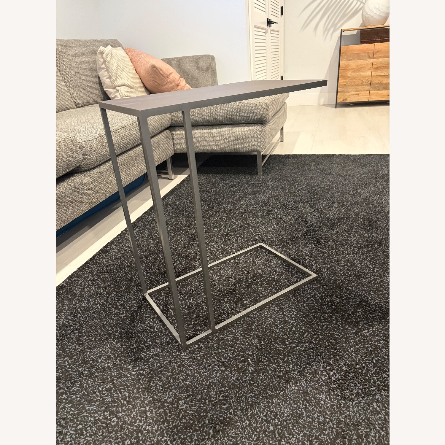 CB2 Mill C Metal Side Tables - image-2