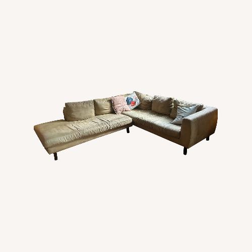 Used Beige 2-piece Sectional for sale on AptDeco