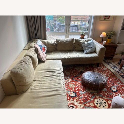 Used Beige 2-piece Sectional for sale on AptDeco