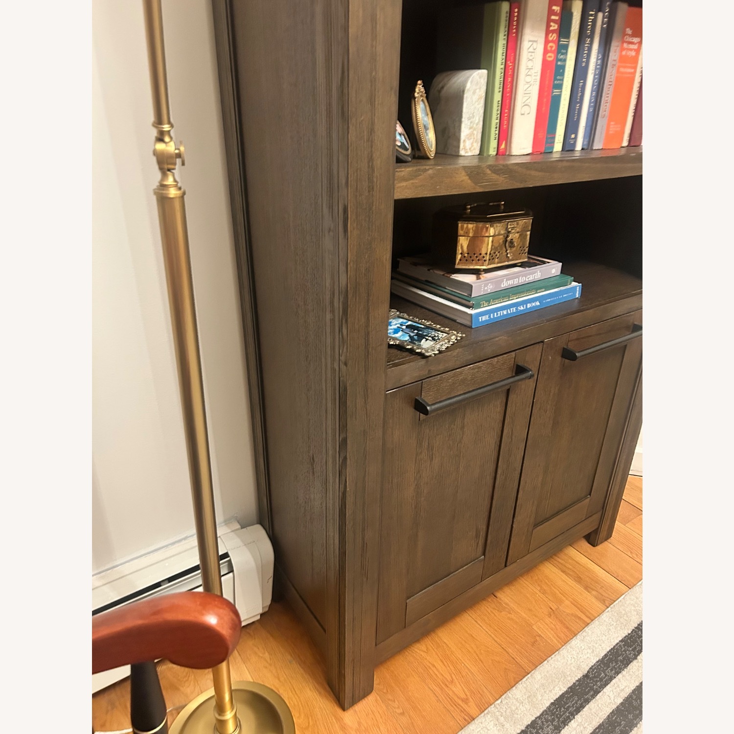 Legends Furniture Dark Brown Wood Bookcase - image-2