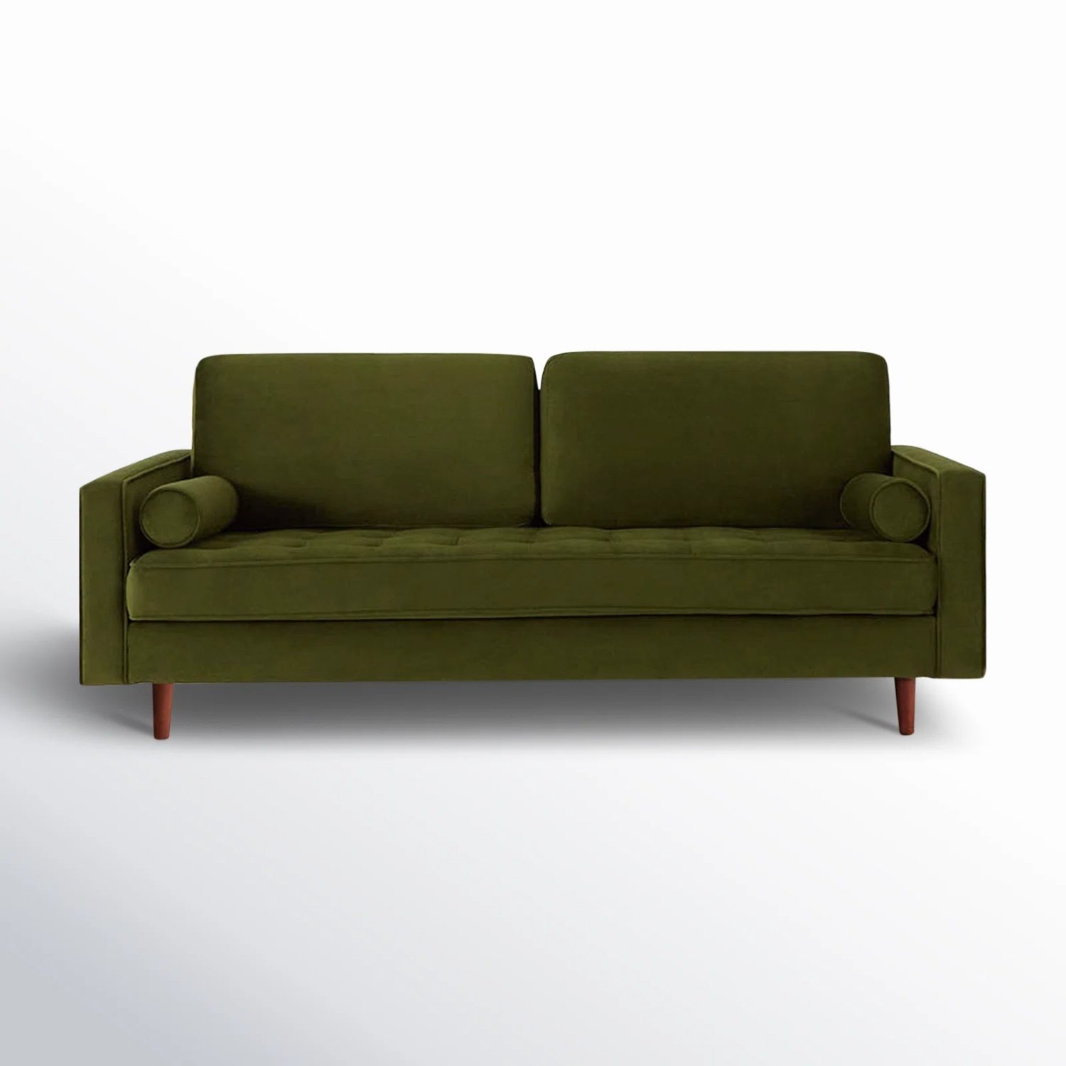 AllModern Classic Velvet Upholstered Sofa - image-4