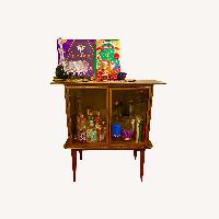 Brass Accent Cabinet