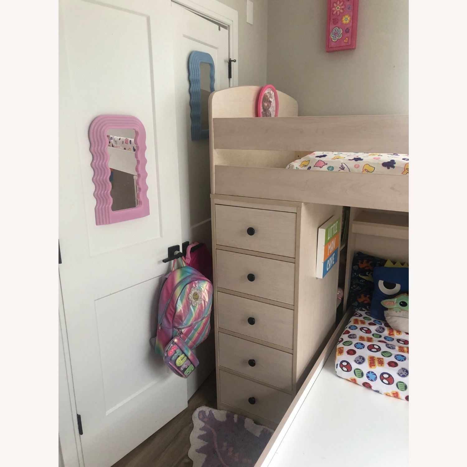 Twin and Queen with Dressers Bunk Bed - image-2