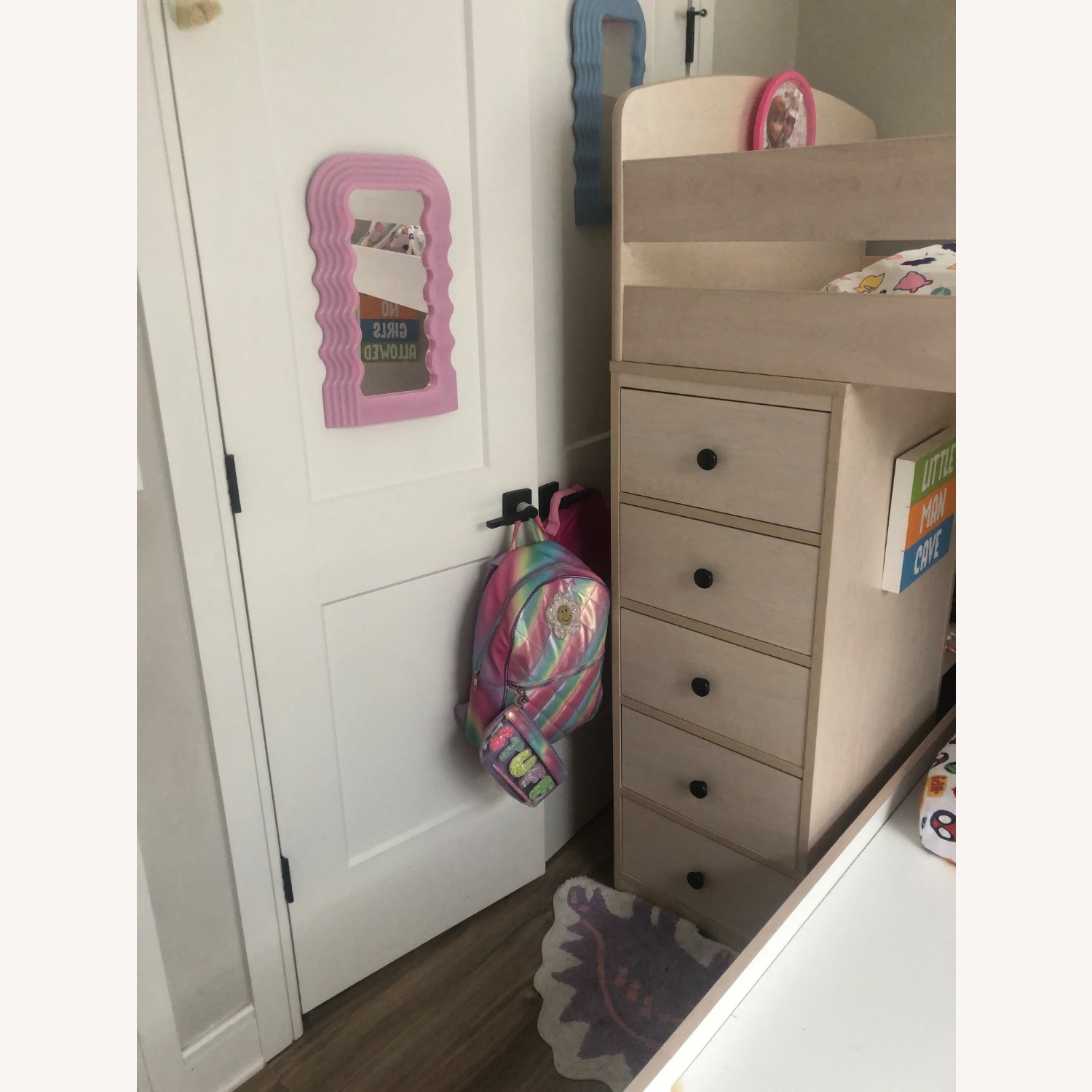 Twin and Queen with Dressers Bunk Bed - image-3