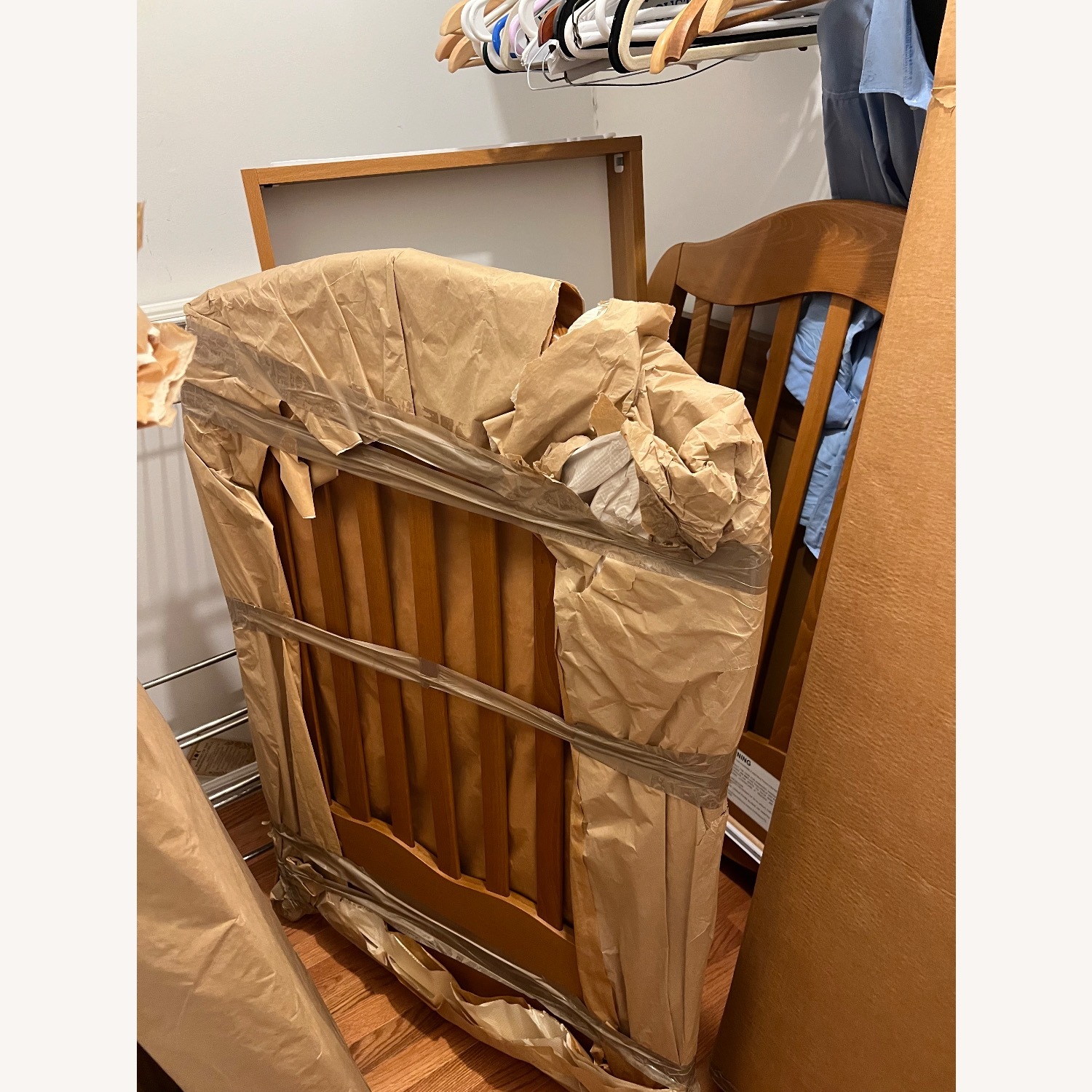 New Baby Crib & Mattress - image-2