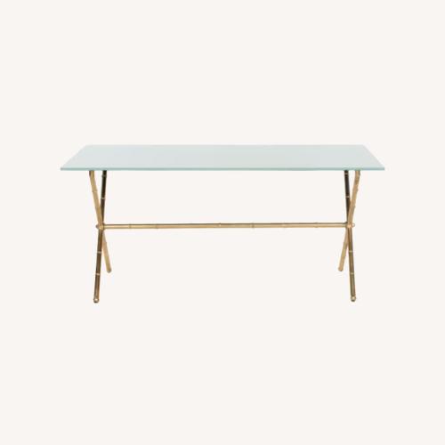 Used Safavieh Gold Accent Table for sale on AptDeco