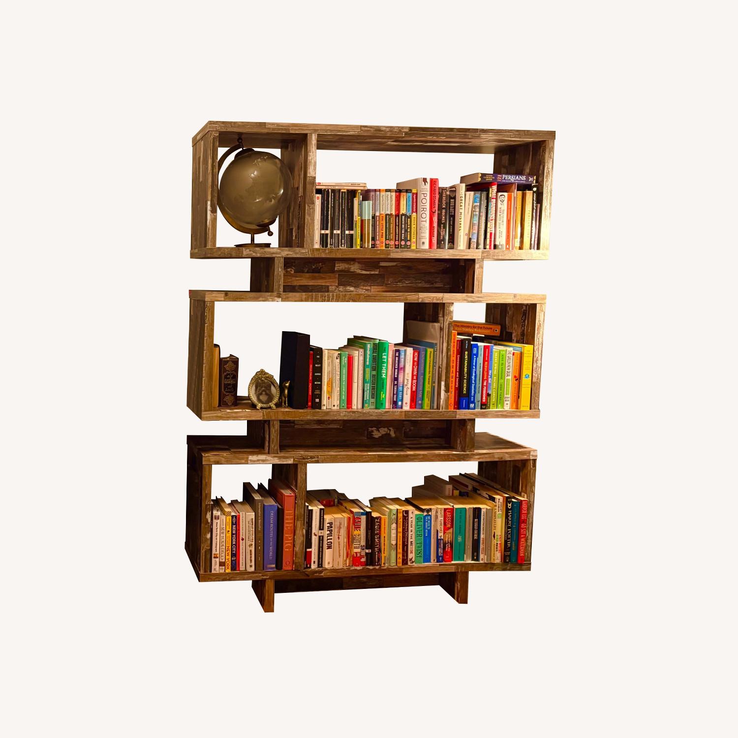 3 Large Shelves Bookcase - image-0