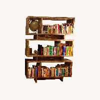 3 Large Shelves Bookcase