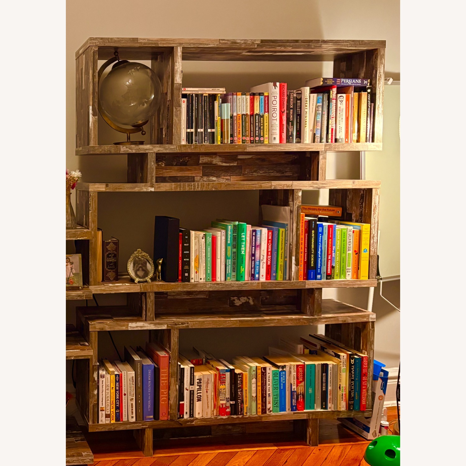 3 Large Shelves Bookcase - image-1
