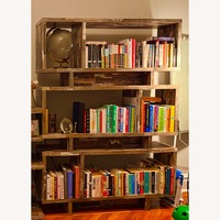 3 Large Shelves Bookcase