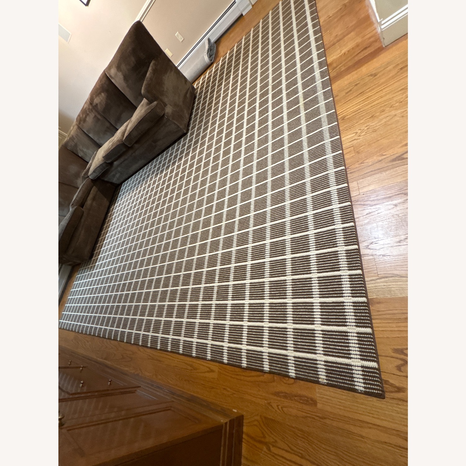 Large Brown Area Rug - image-1