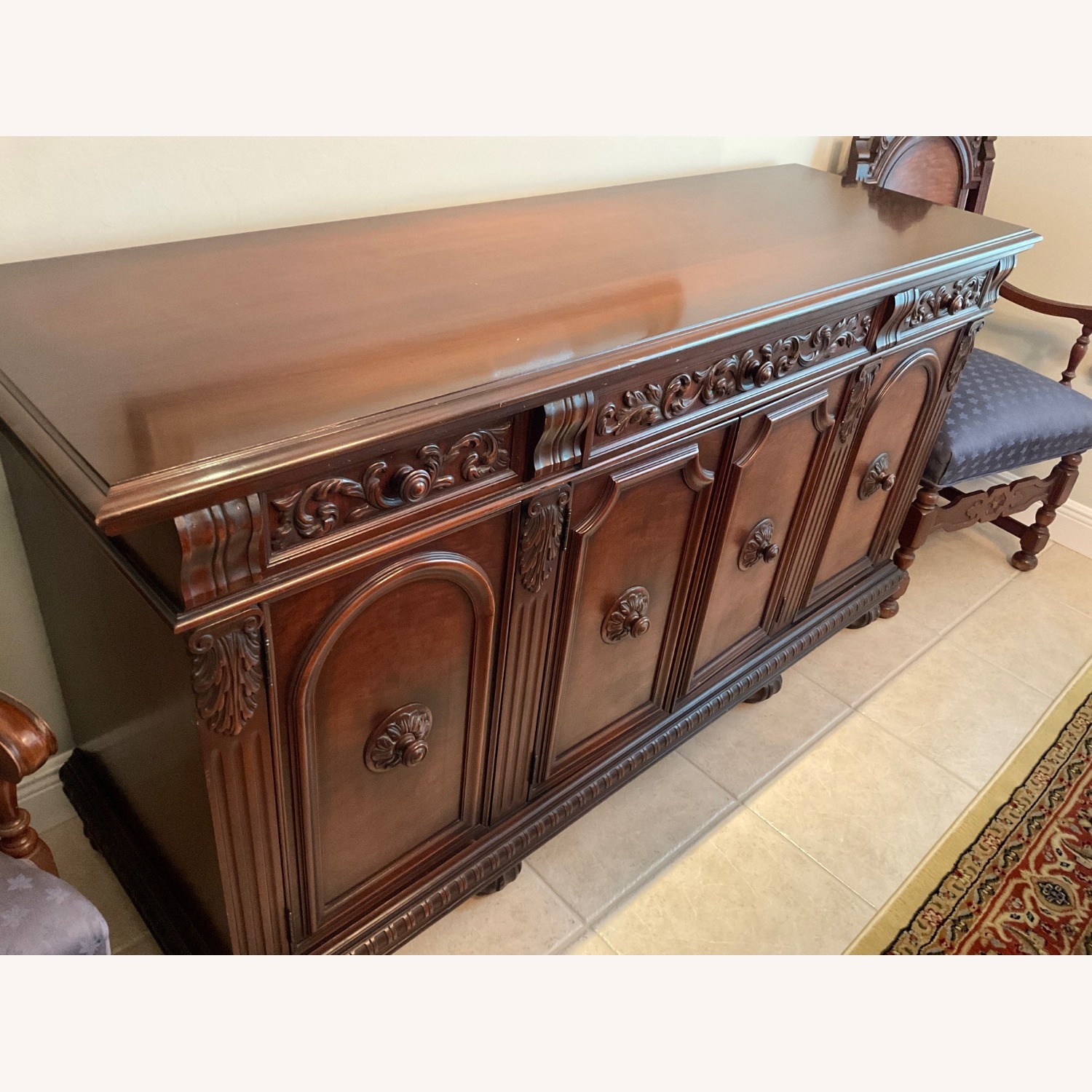 Vintage/Antique Seng Furniture Natural Sideboard - image-1