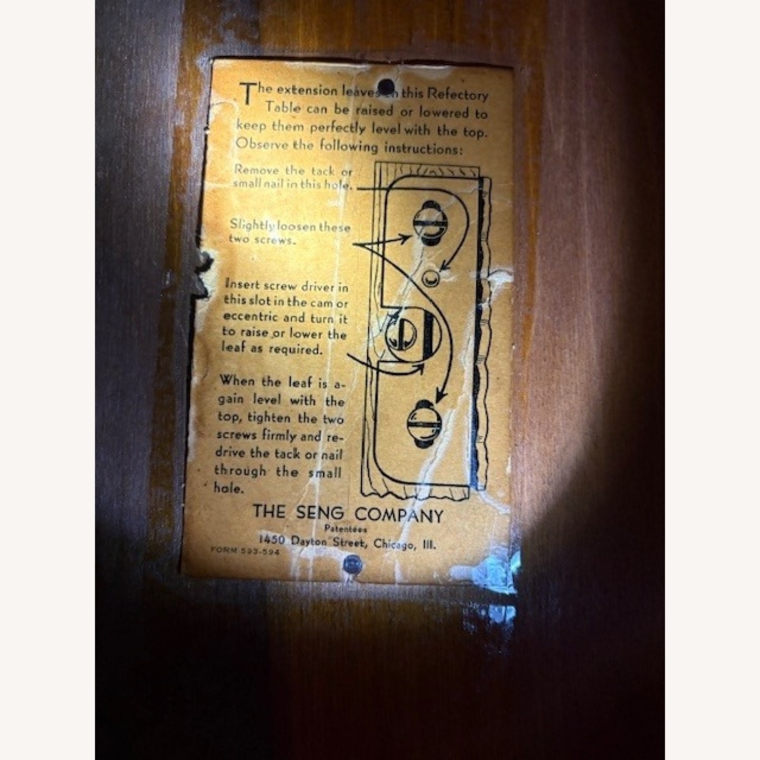 Vintage/Antique Seng Furniture Natural Sideboard - image-5