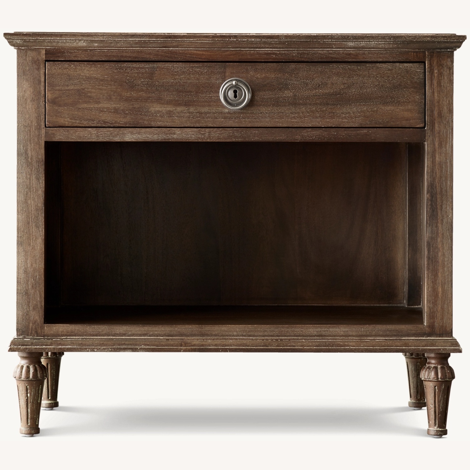 Restoration Hardware Maison Brown Wood Nightstand - image-0