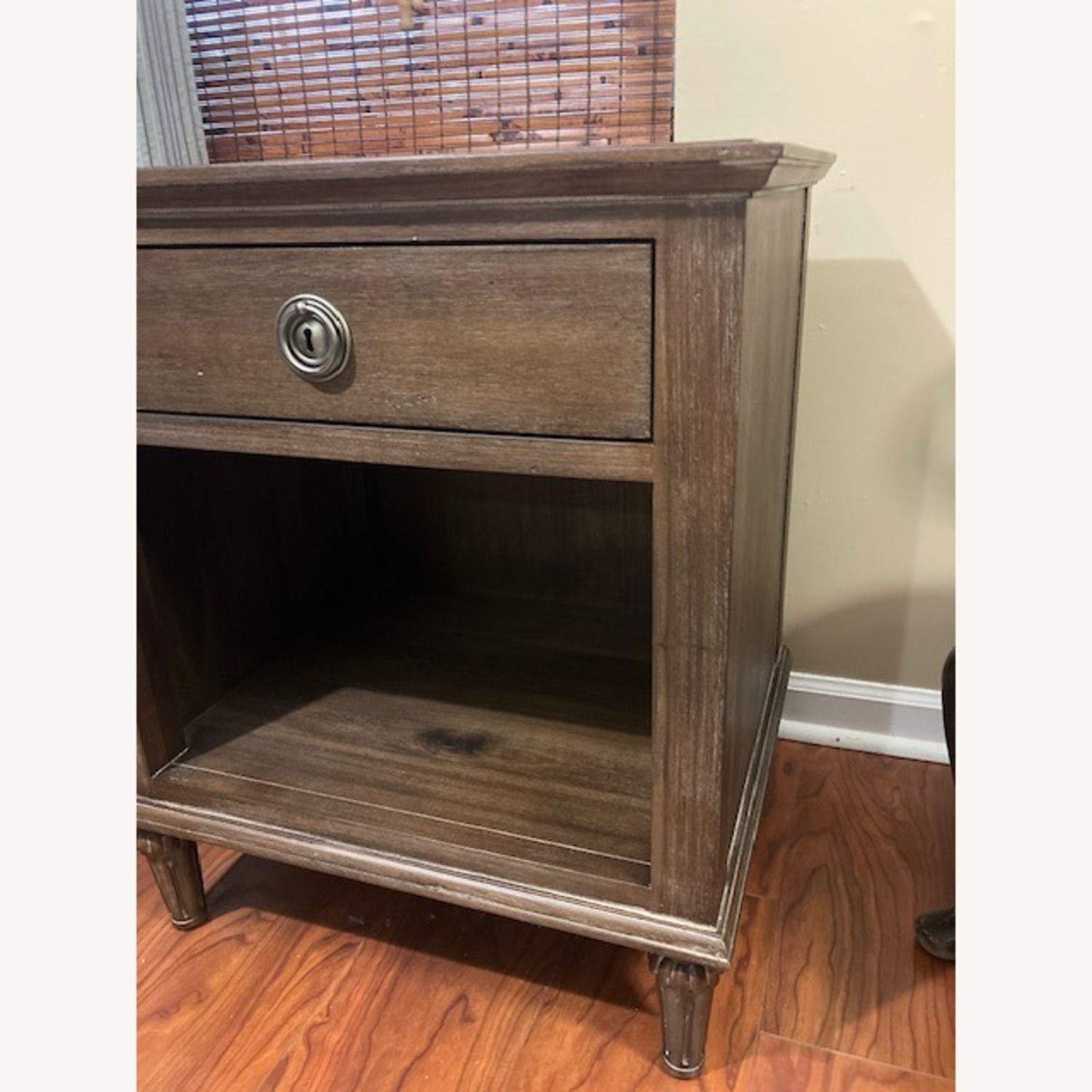 Restoration Hardware Maison Brown Wood Nightstand - image-8