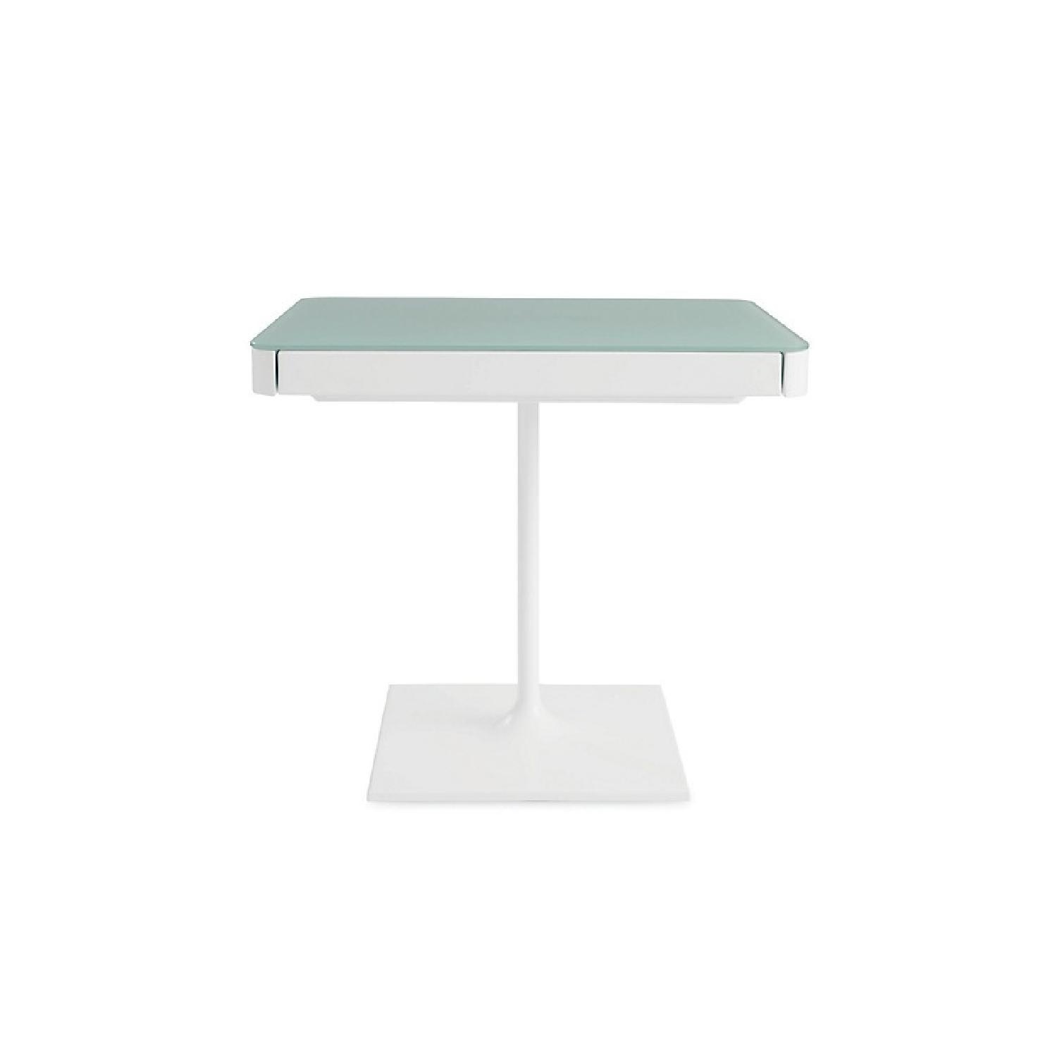 Design Within Reach Luciano Bertoncini White Metal Side Tables - image-0