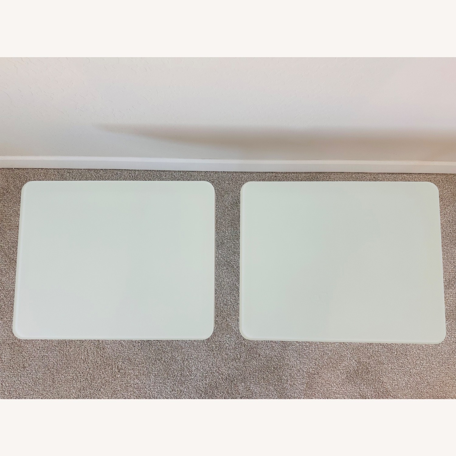 Design Within Reach Luciano Bertoncini White Metal Side Tables - image-2