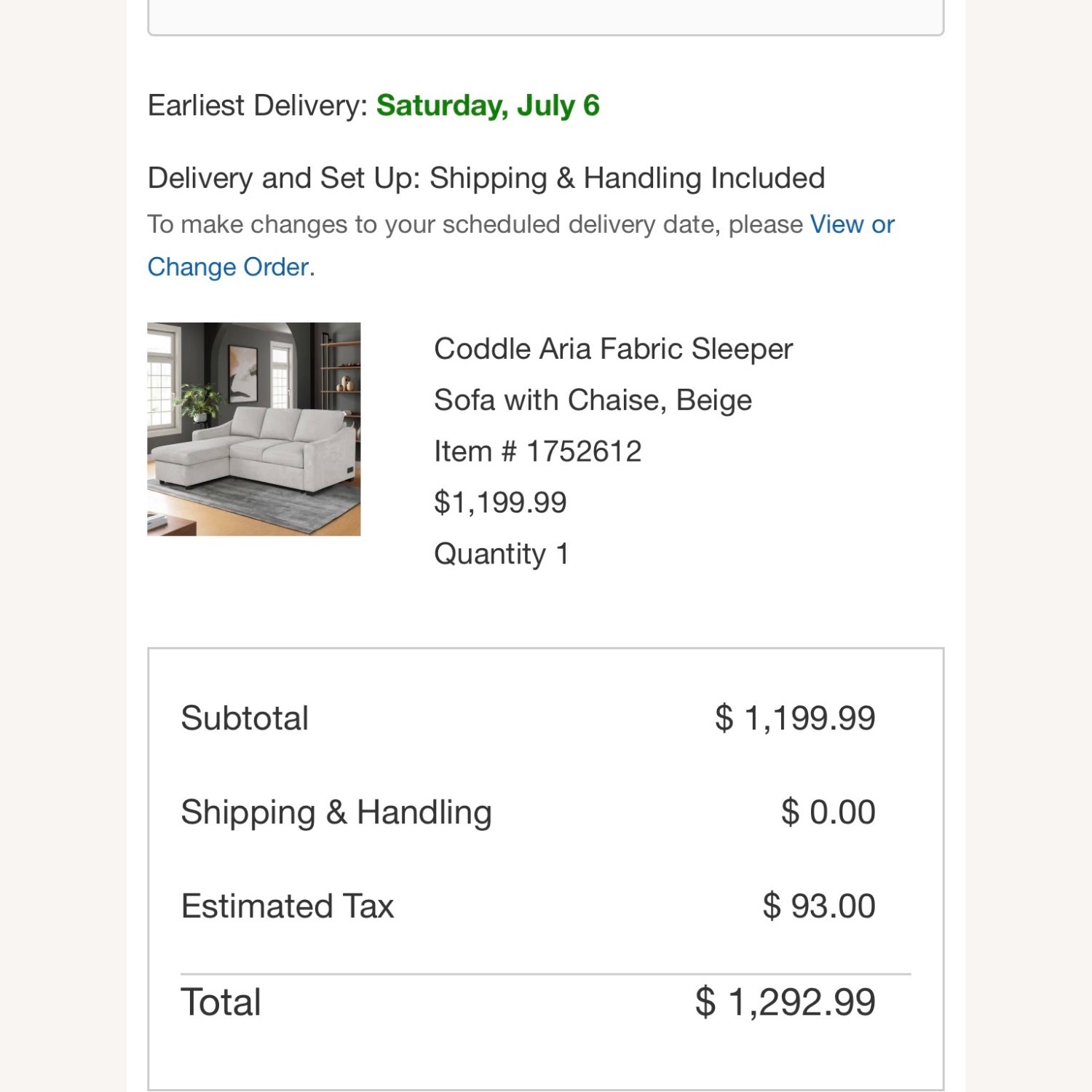 Light Gray Fabric Sleeper Sofa - image-4