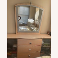 Ashley Furniture Natural Wood Dresser+ Mirror