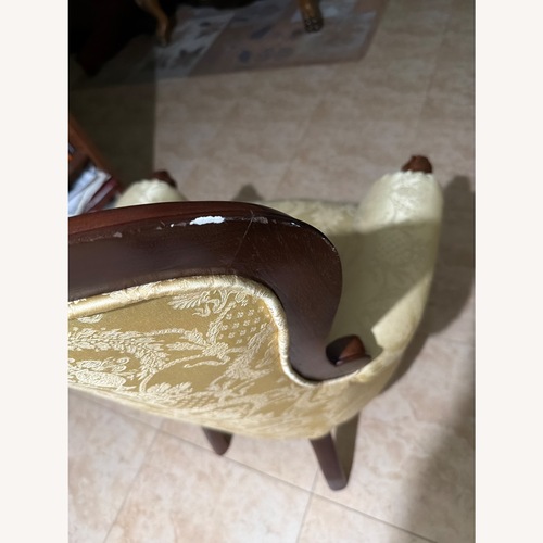 Used Vintage/Antique Finds Sofa and Gold Armchair for sale on AptDeco