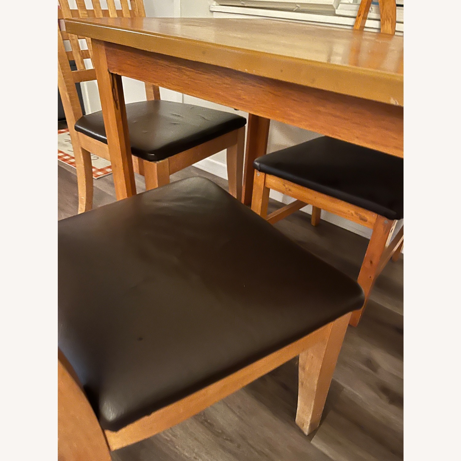 Natural Wood Dining Set - image-2