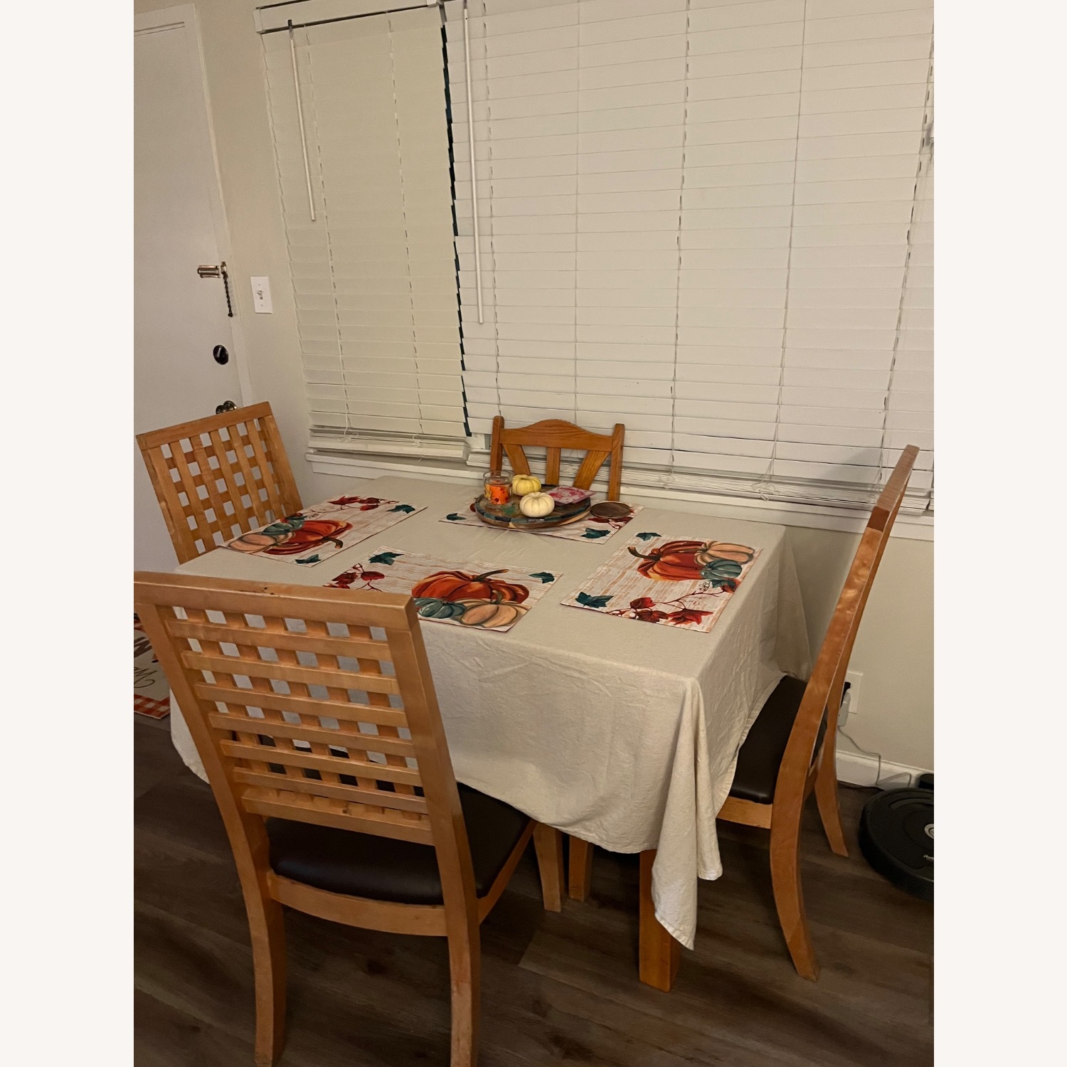 Natural Wood Dining Set - image-3