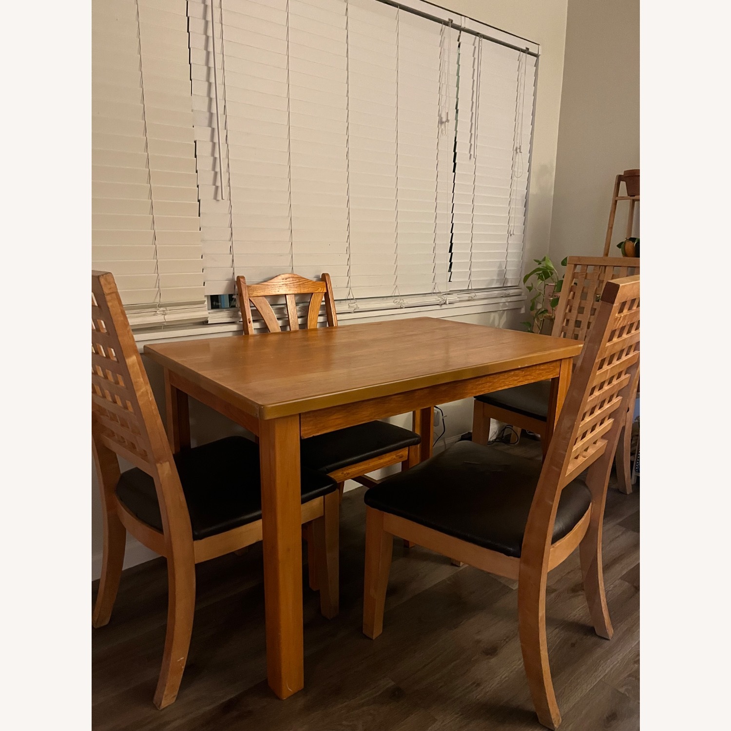 Natural Wood Dining Set - image-0