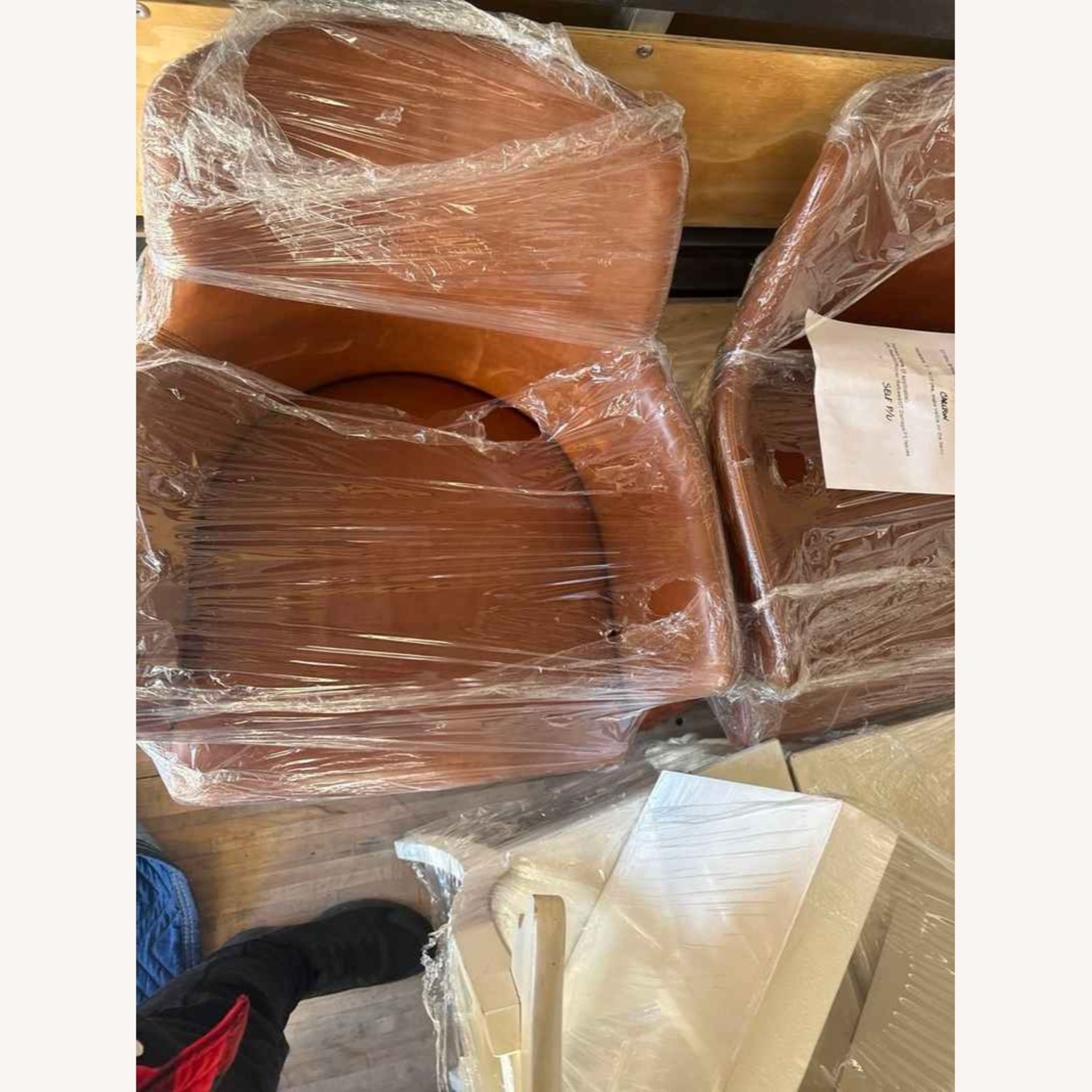 Rejuvenation Dexter Leather Arm chair - image-12