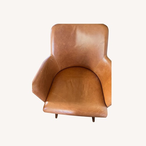 Used Rejuvenation Dexter Leather Arm chair for sale on AptDeco