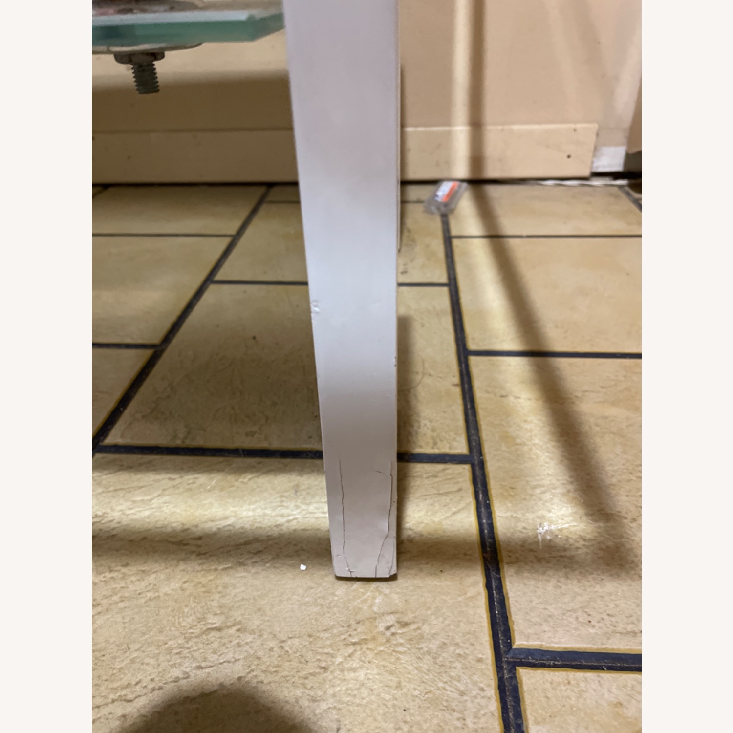 White Glass Coffee Table - image-3
