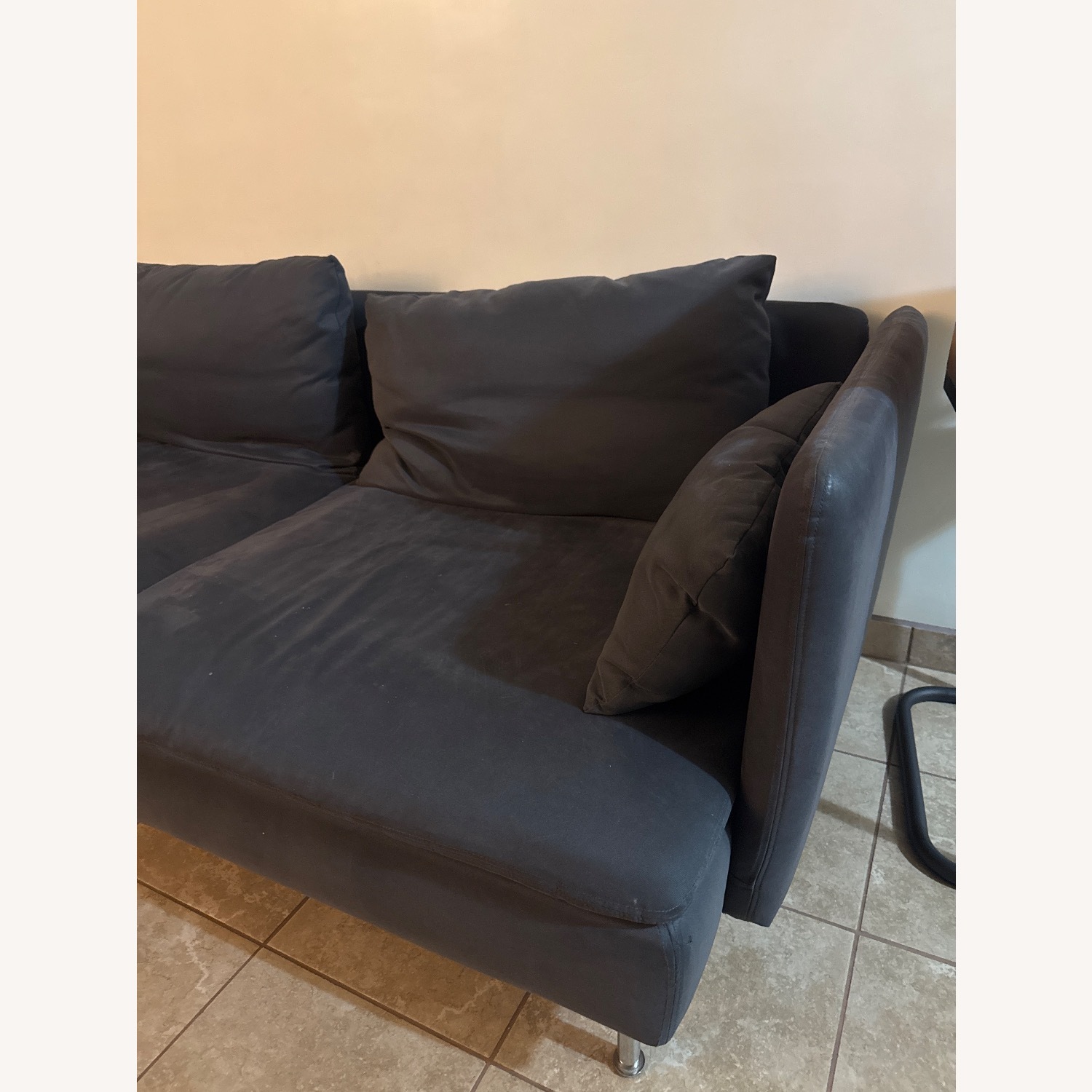 IKEA Söderhamn Dark Gray Fabric 3+ Seater Sofa - image-7