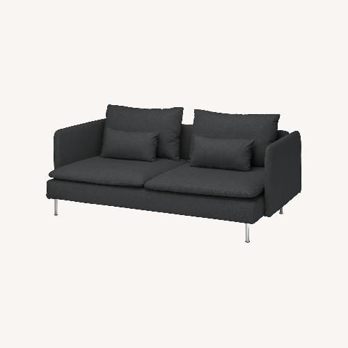 Used IKEA Söderhamn Dark Gray Fabric 3+ Seater Sofa for sale on AptDeco