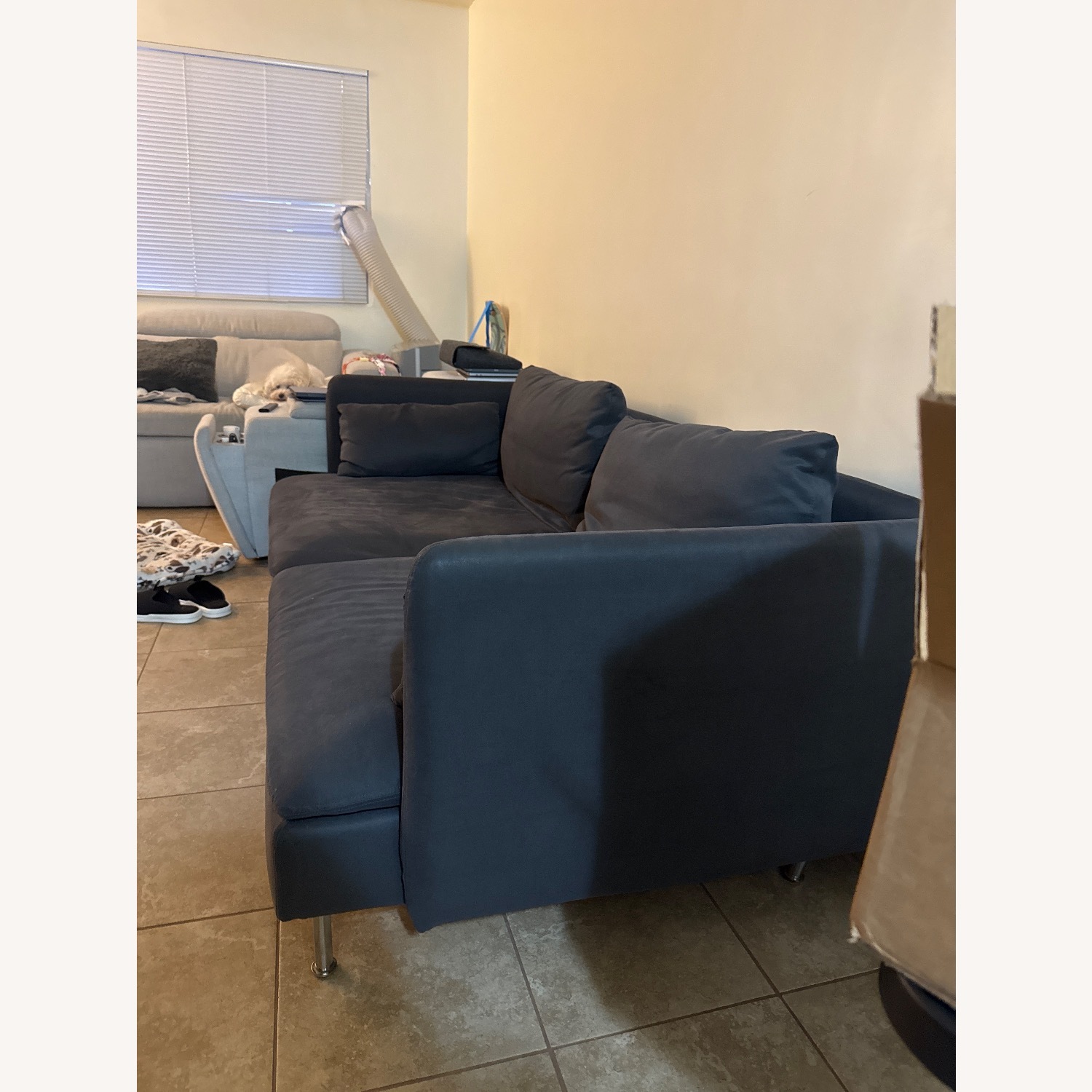 IKEA Söderhamn Dark Gray Fabric 3+ Seater Sofa - image-3