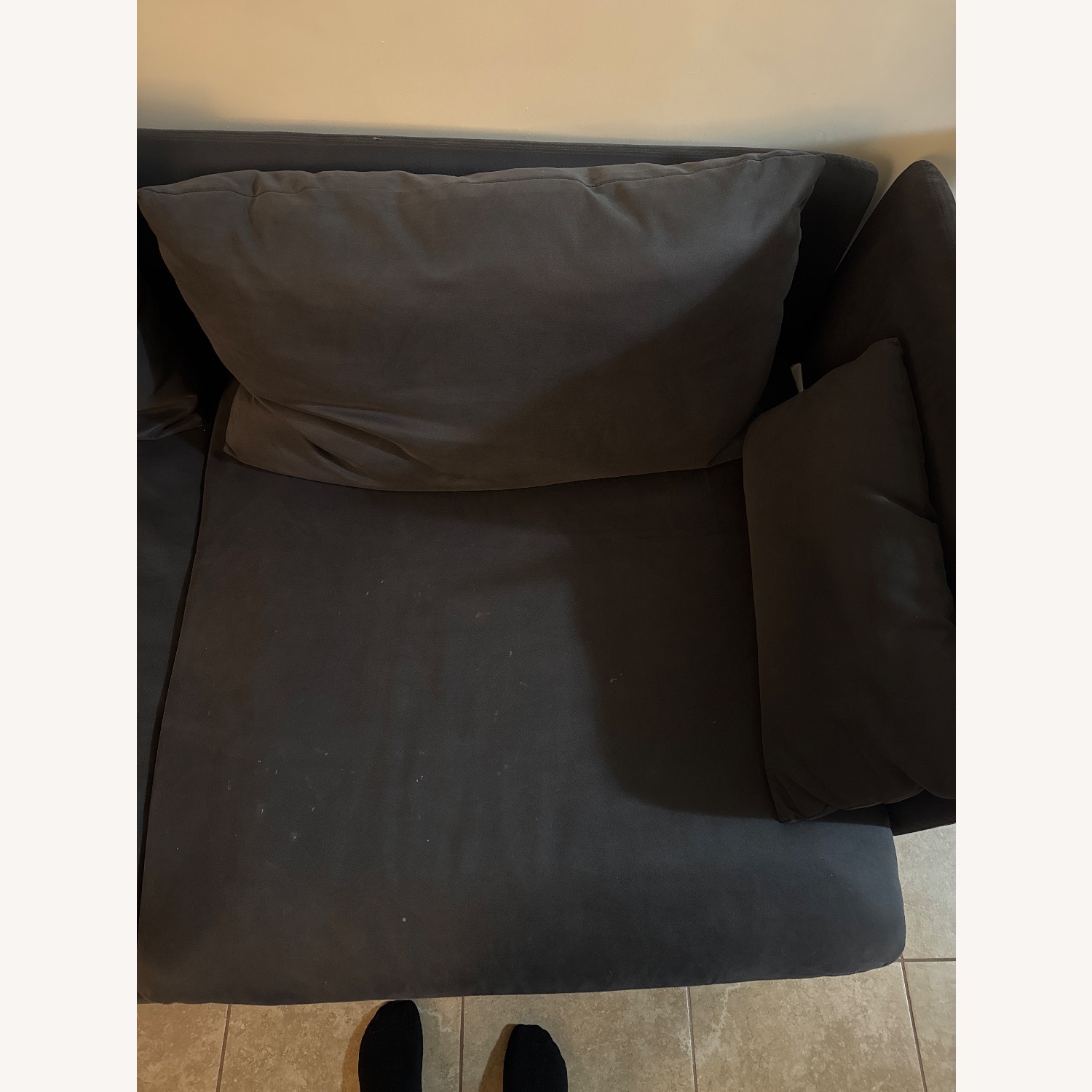 IKEA Söderhamn Dark Gray Fabric 3+ Seater Sofa - image-4
