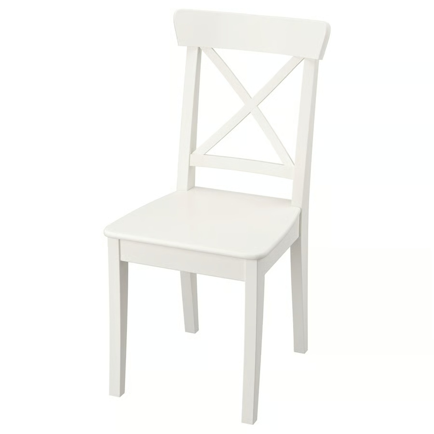 IKEA Ingolf White Wood Dining Chair - image-4