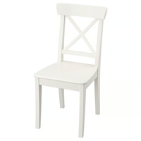 IKEA Ingolf White Wood Dining Chair