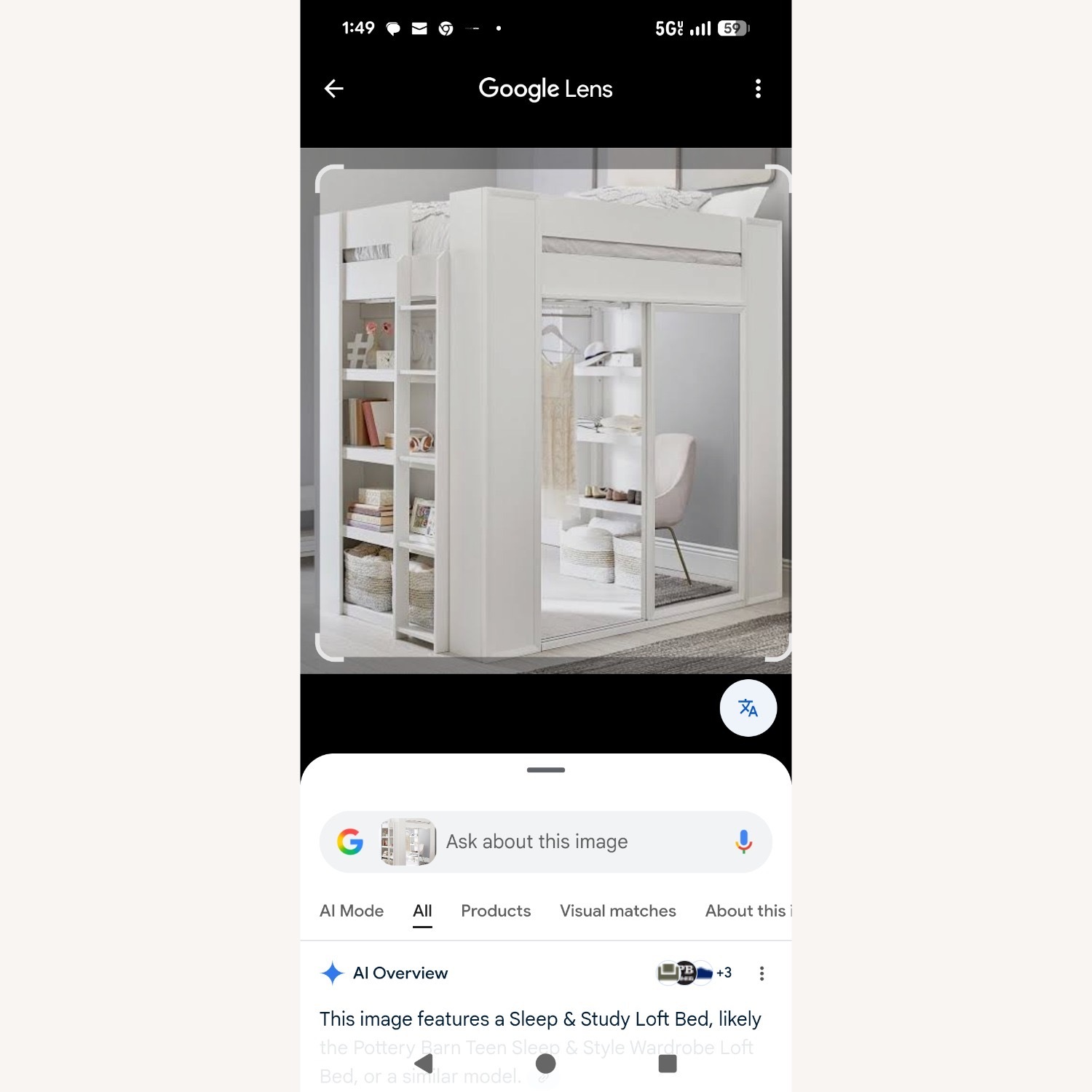  Sleep & Style Full Loft Wardrobe Bed - image-1