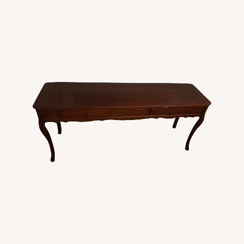 Used Vintage/Antique Finds Dark Brown Wood Side Table for sale on AptDeco