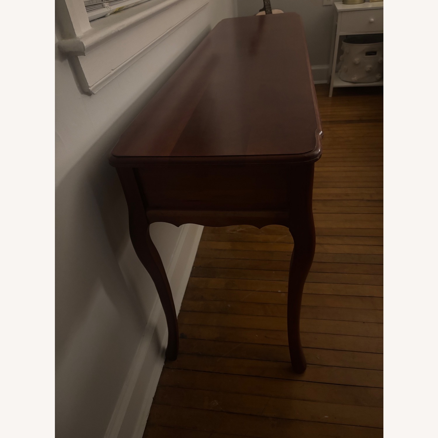 Vintage/Antique Finds Dark Brown Wood Side Table - image-3