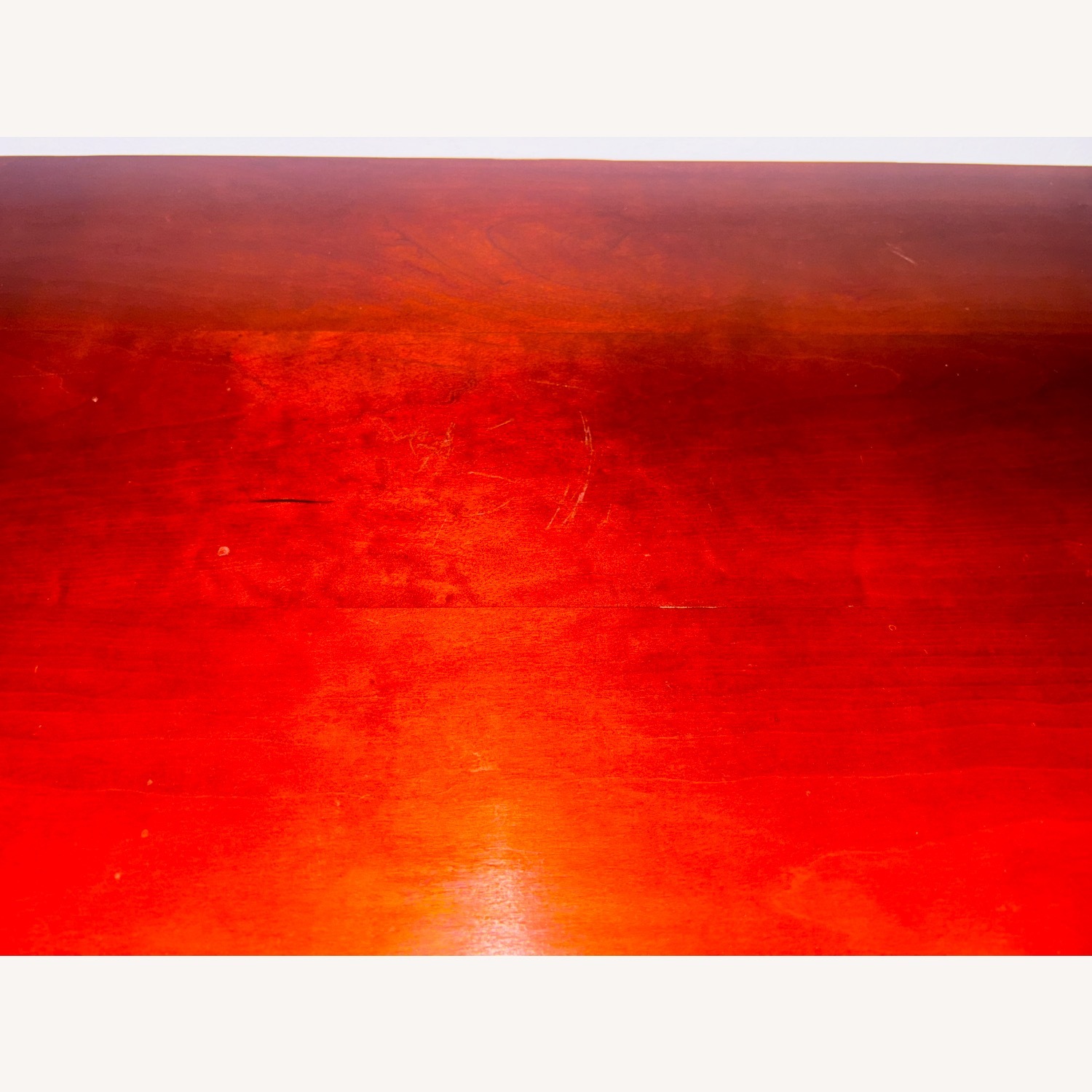 Vintage/Antique Finds Dark Brown Wood Side Table - image-4