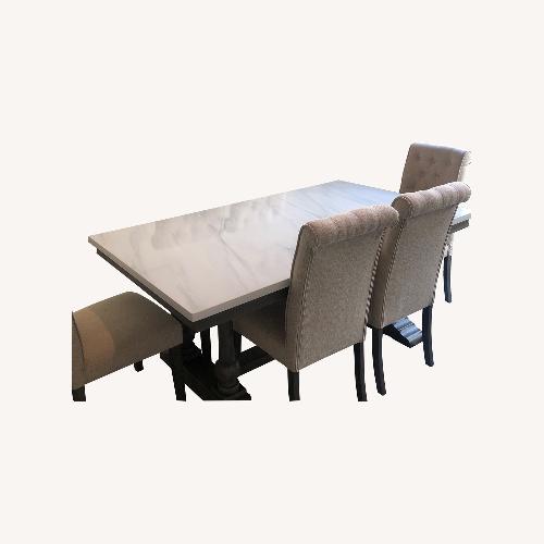 Used Marble Dining Room Table for sale on AptDeco