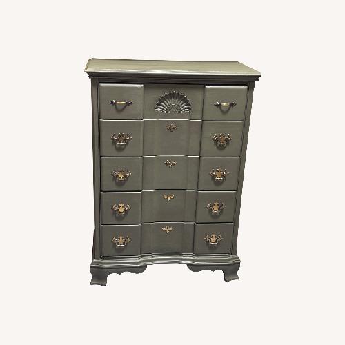 Used Vintage/Antique Finds Green Wood Dresser for sale on AptDeco
