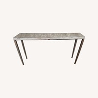 Mirrored Detail Console Table