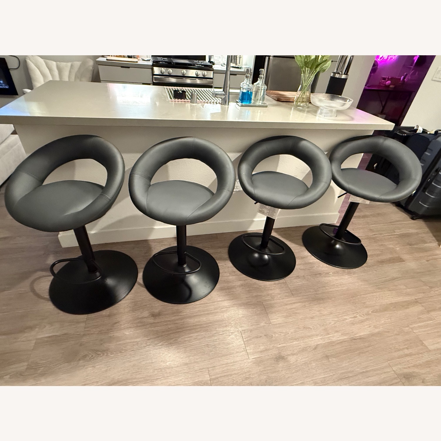 Living Spaces Carlo Bar Stools (Set of 4) - image-1