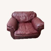 Burgundy Loveseat