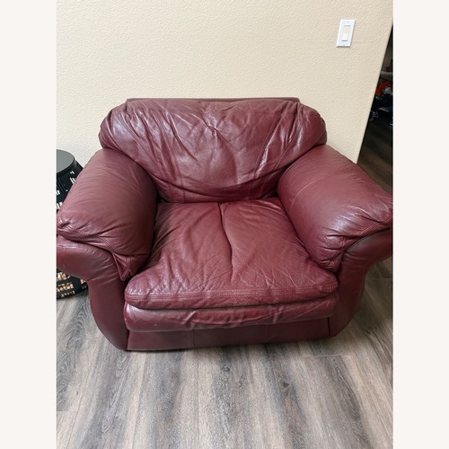 Used Burgundy Loveseat  for sale on AptDeco