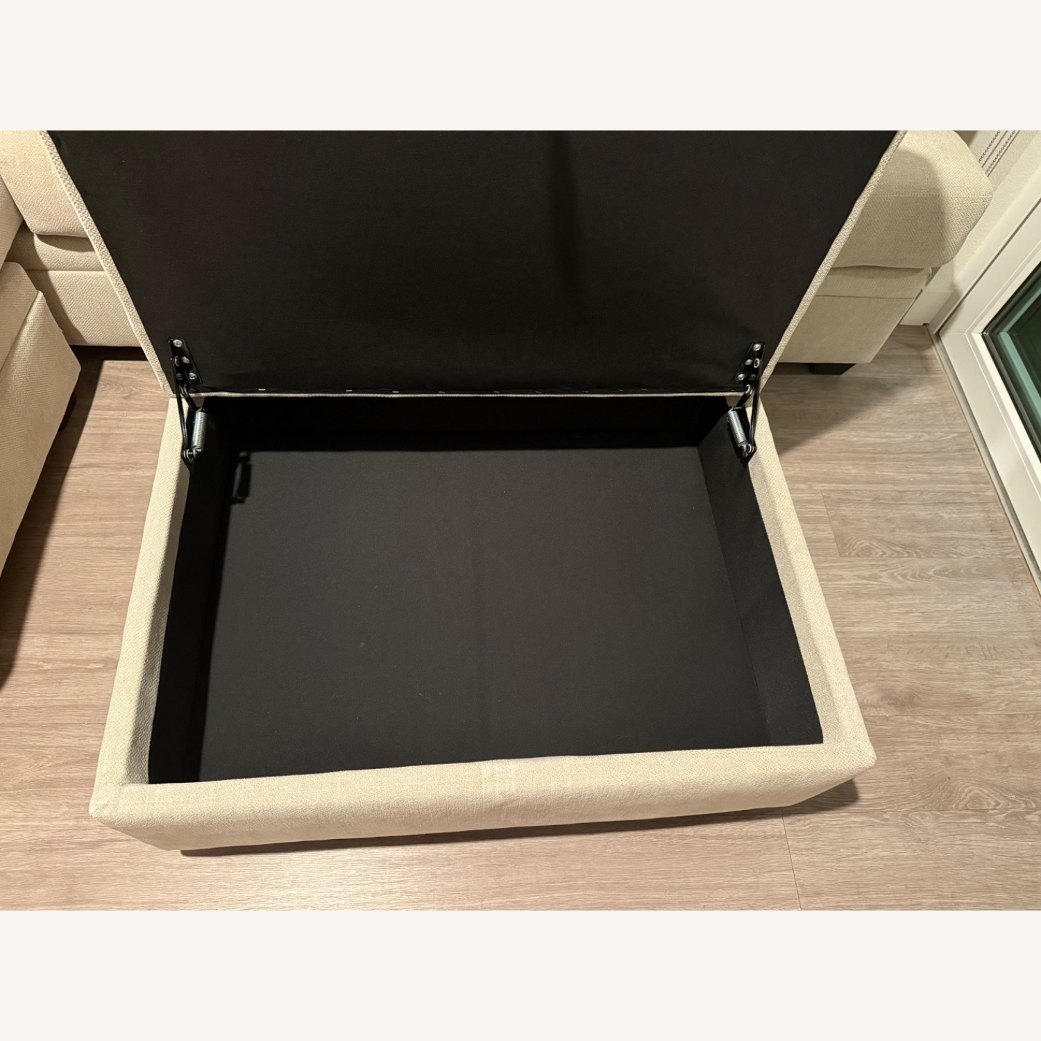 Living Spaces Bonaterra Sectional + Ottoman - image-3