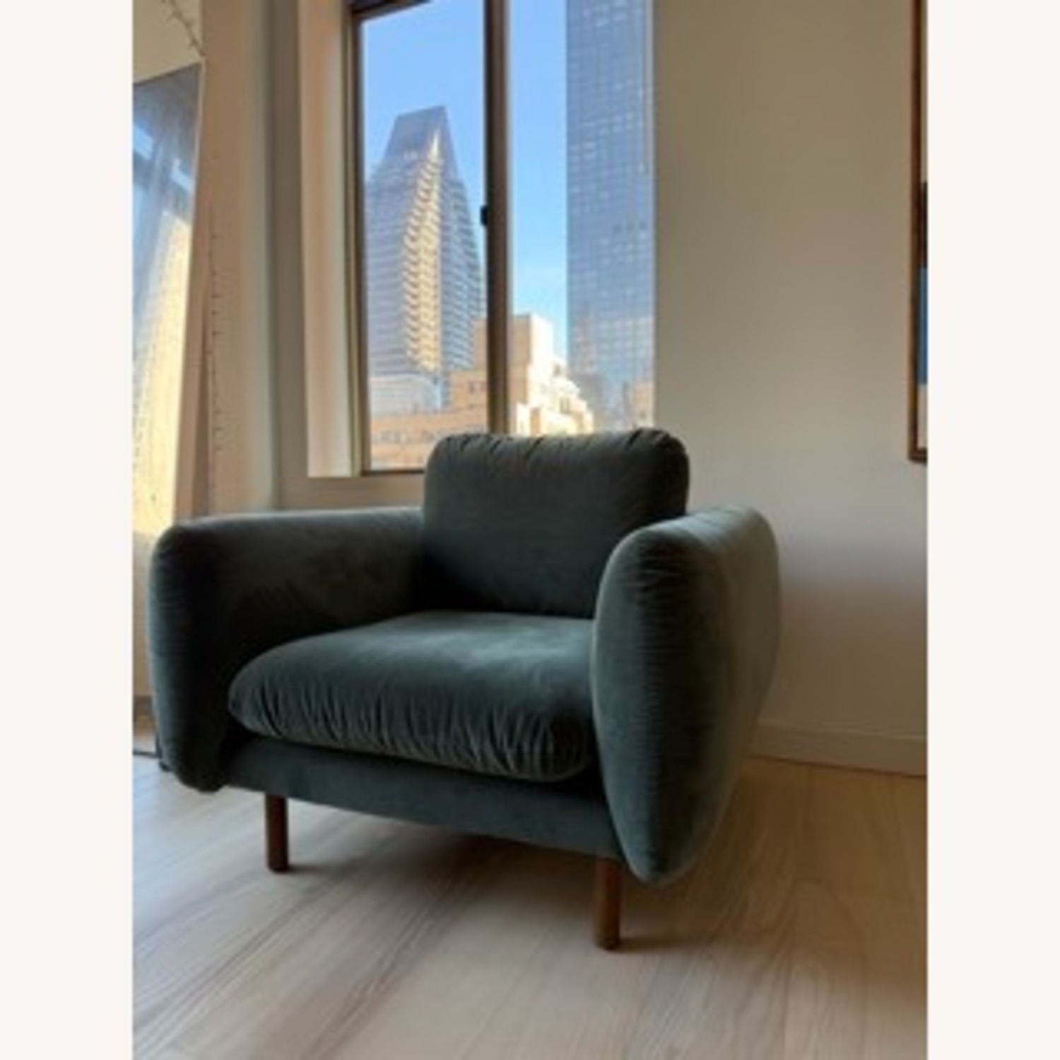 Article Velvet Green Lounge Chair  - image-1